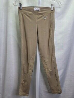TuffRider Ventilated Schooling Tights in Safari Children's Size XL